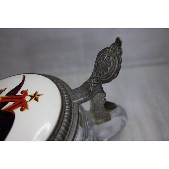 Anheuser Busch Budweiser BMF Bierseidel Beer Steins Lidded Hobnail West Germany - Picture 9 of 11